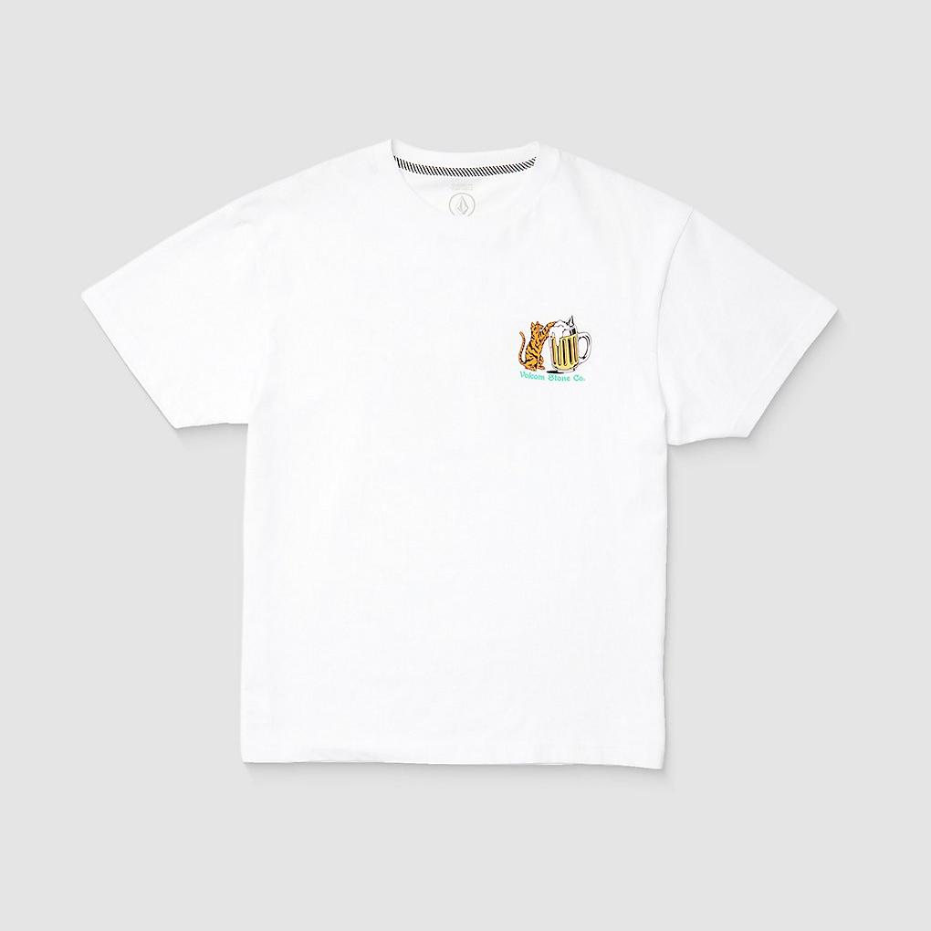 Volcom Curious Cat T-Shirt white