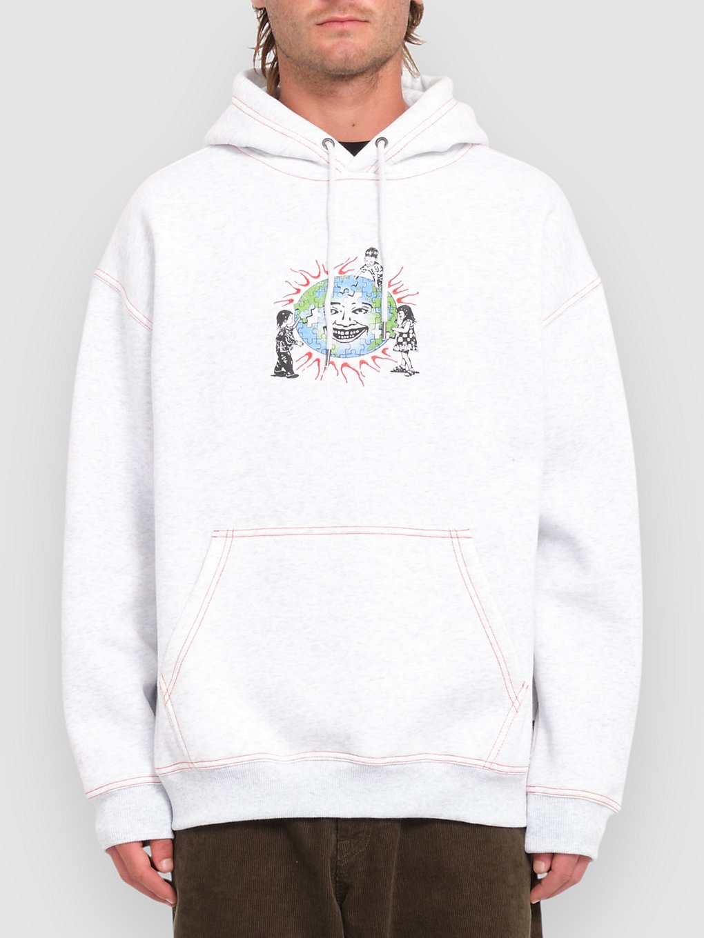 Volcom FA Keutchi PO 1 Hoodie bone heather