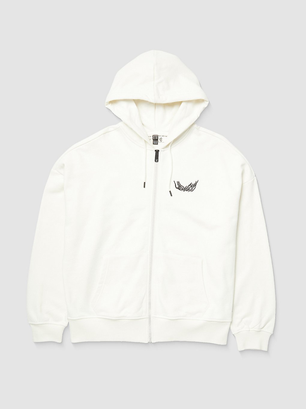 Volcom Fa Alix Zip Hoodie star white