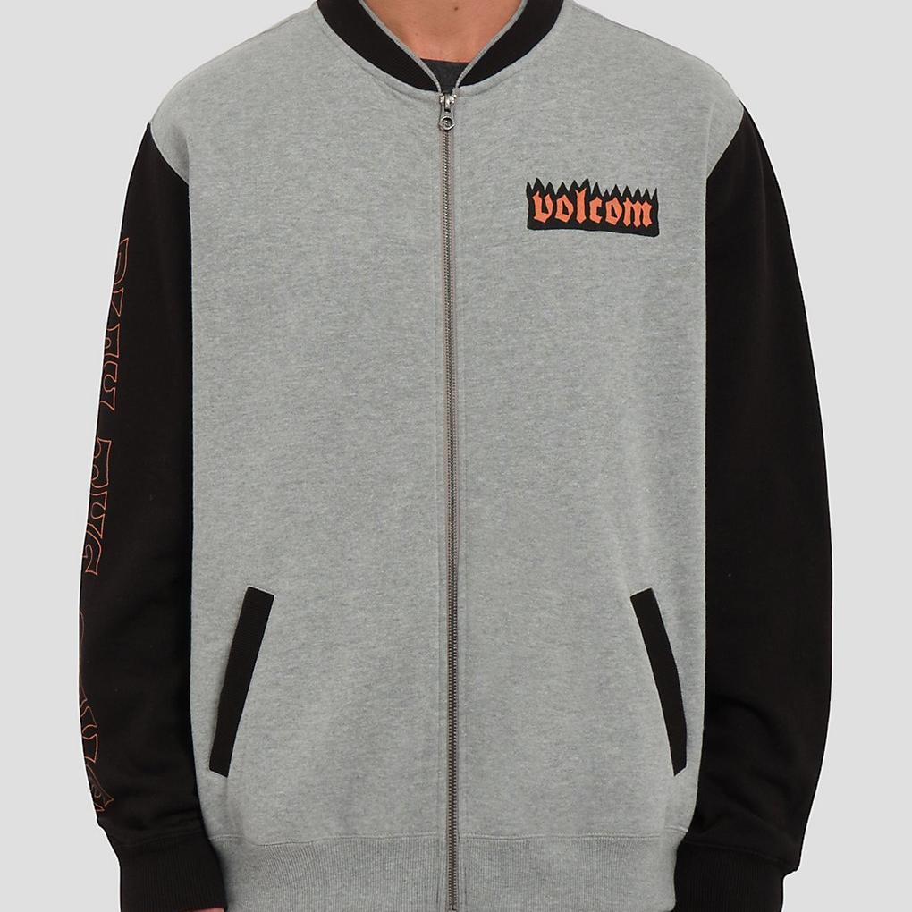 Volcom Fa Nando Von Arb Zip Hoodie heather grey
