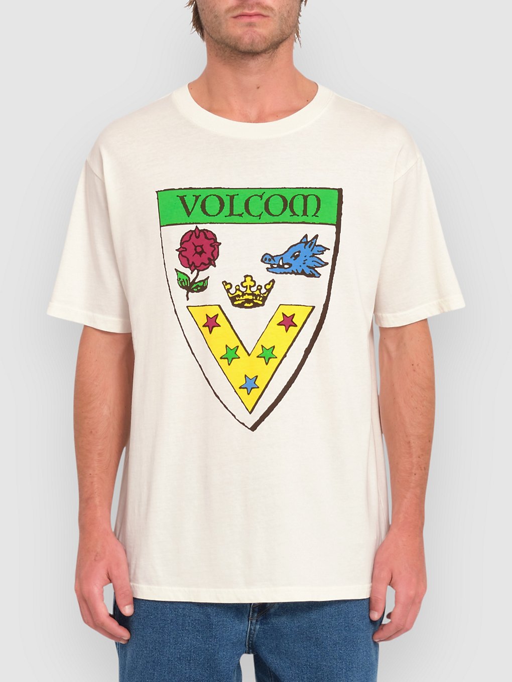 Volcom Fergadelic T-Shirt off white 1 Volcom Fergadelic T-Shirt off white