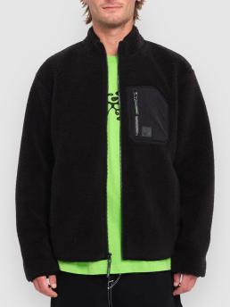 Volcom Muzzer Fuzzar Zip Hoodie black