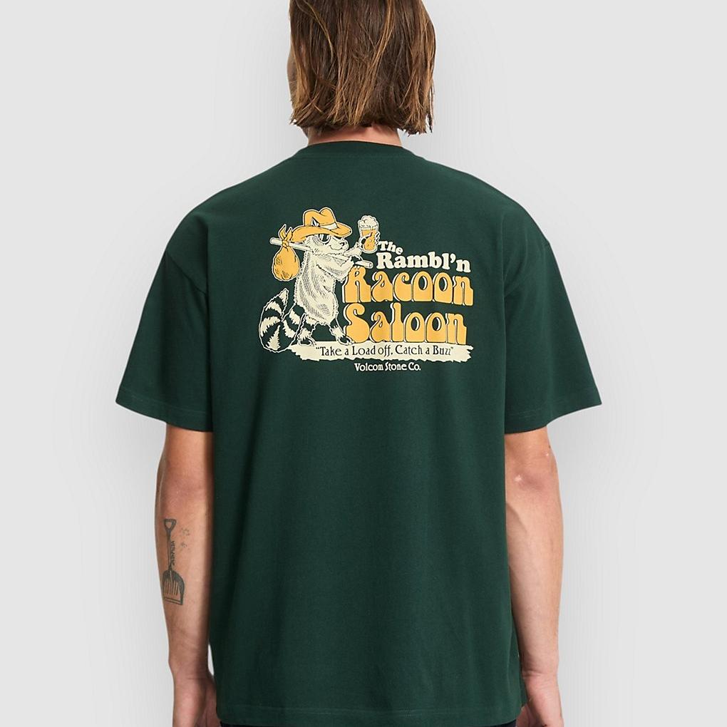 Volcom Racoon T-Shirt scarab