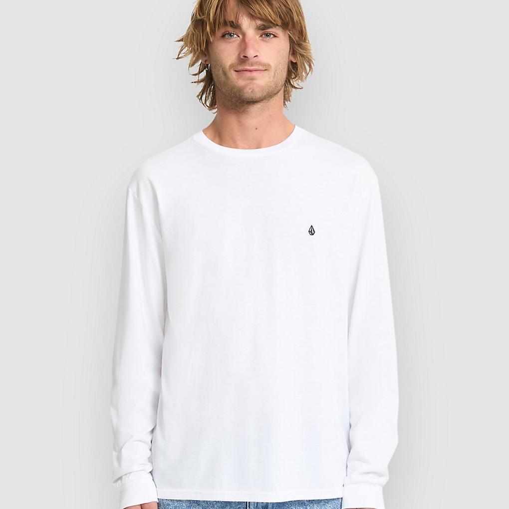 Volcom Stone Blanks Bsct Long Sleeve T-Shirt white 3 Volcom Stone Blanks Bsct Long Sleeve T-Shirt white