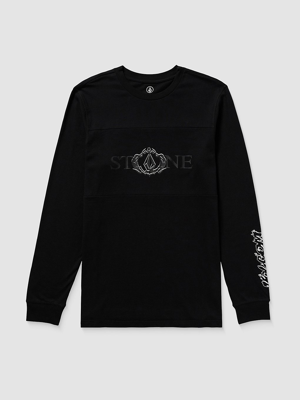 Volcom Tread Crew Long Sleeve T-Shirt black