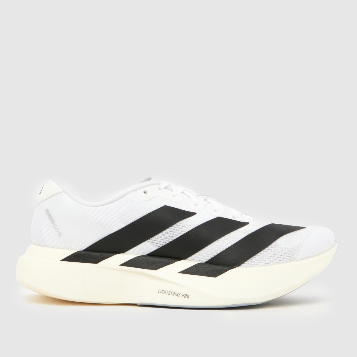 adidas Adizero Evo SL Trainers in White & Black