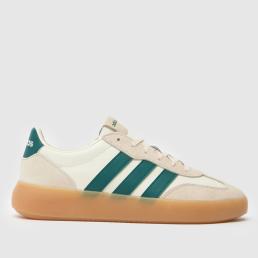 adidas Barreda Decode Trainers in White & Green