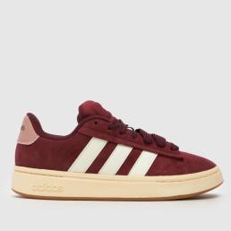 adidas Grand Court Alpha 00s Trainers in Burgundy