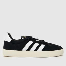 adidas VL Court 3.0 Trainers in Black & White