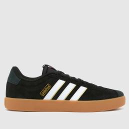 adidas VL Court 3.0 Trainers in Black & White
