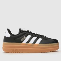 adidas VL Court Bold Trainers in Black & White