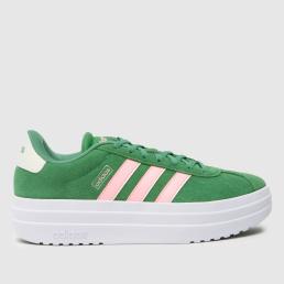 adidas VL Court Bold Trainers in Green Multi