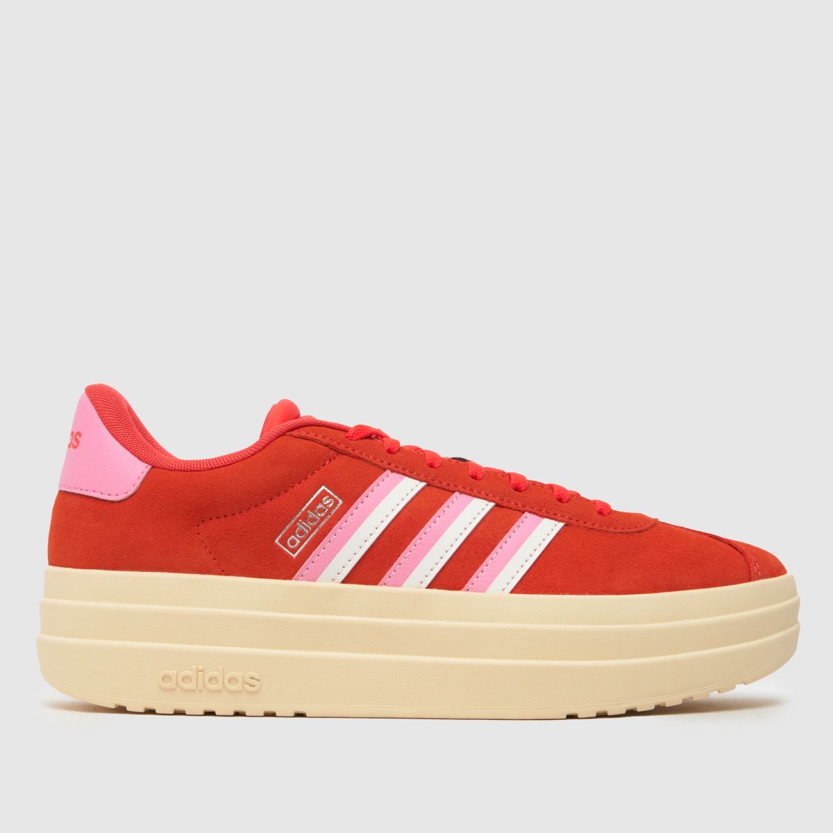 adidas VL Court Bold Trainers in Red